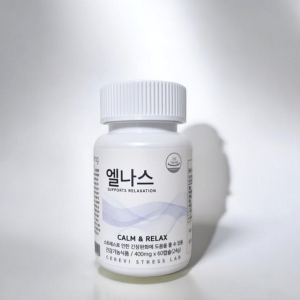 세레비 <b>세레비 엘나스</b> 스트레스 긴장완화 L테아닌 1개 (60캡슐) 건강기능식품