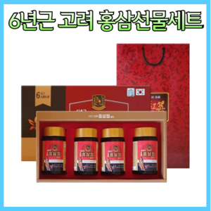 남편 활력 <b>스트레스</b> 완화 영양제 6년근 <b>고려홍삼정</b> 240g x4병