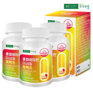 <b>건국유업</b> <b>건국유업</b> 종합<b>비타민</b>미네랄 퍼펙트 60정x3개(6개월)