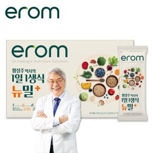 이롬 황성주 1일1생식 뉴밀 플러스 30g 21포-식사대용 미숫가루 선식 발효생식