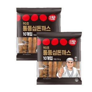 식자재왕 식자재왕  통등심돈까스 간편조리 90초 총 20개 (2봉)