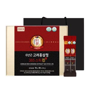 <b>정원삼</b> <b>정원삼 6년근 고려홍삼정 365스틱 진</b> + 쇼핑백 100g x 3개