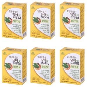 건강한내일 혈당에 좋은 당애 500mg 30정 6병