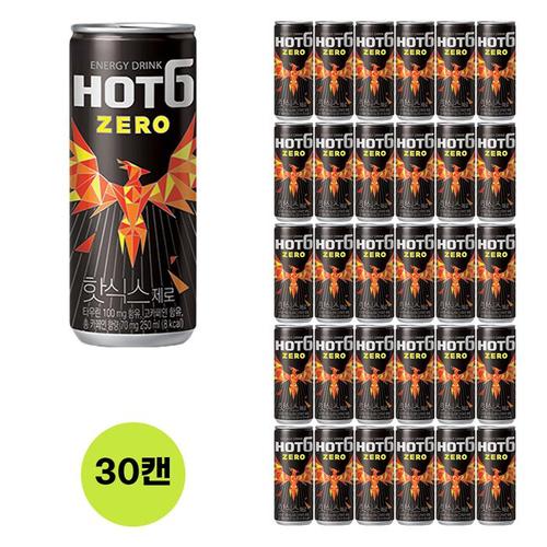 [<b>CJ제일제당</b>] 핫식스 제로 250ml X 30CAN