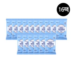 크리넥스 크리넥스 마이비데 클린케어 화장실용 물티슈 휴대용 10매 X 16개입