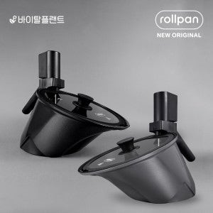 바이탈플랜트 바이탈플랜트 인덕션 NEW오리지널 자동회전 롤팬 25cm 2종 택1(블랙/그레이)