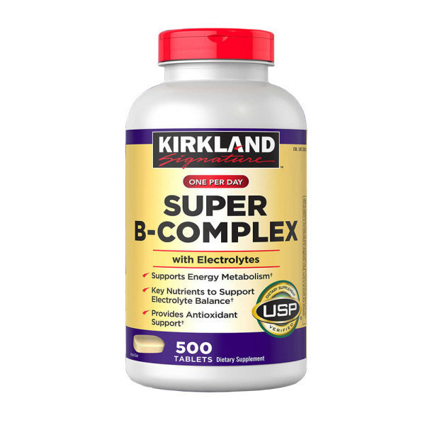 커클랜드 Kirkland <b>슈퍼 B</b> <b>컴플렉스</b> 500 타블렛 대용량
