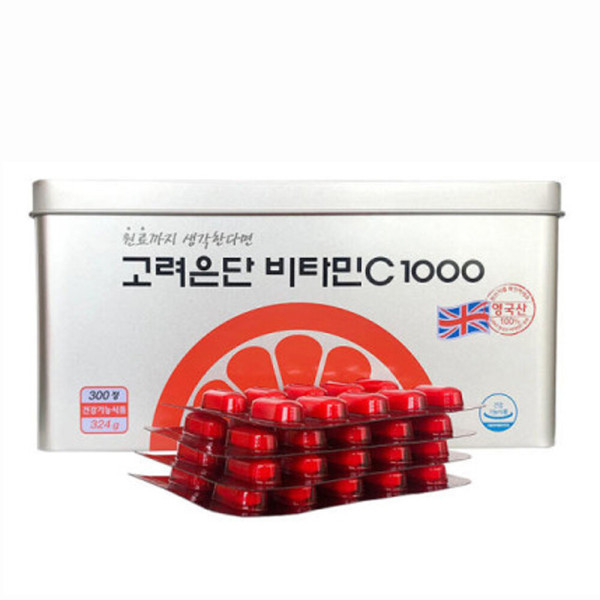 고려은단 고려은단 비타민C 1000 300정 <b>유재석 비타민</b> 10개월분