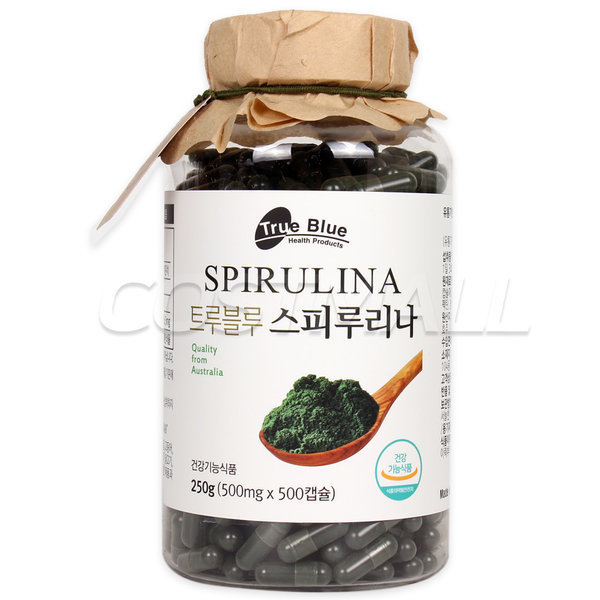 트루블루 트루블루 <b>스피루리나</b> 500mg 500캡슐 황산화 피부건강