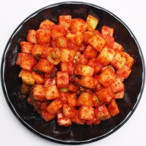 깍두기 2kg 팔팔마켓 전라도 보성엔 녹차 깍뚜기 김치