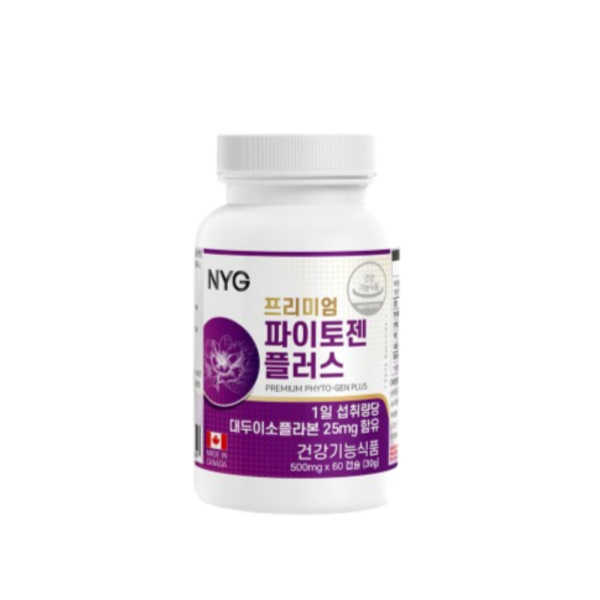 50대여성 폐경후 뼈건강 골다공예방 <b>골밀도</b>감소 뼈구멍 대두이소플라본 파이토젠 60캡슐