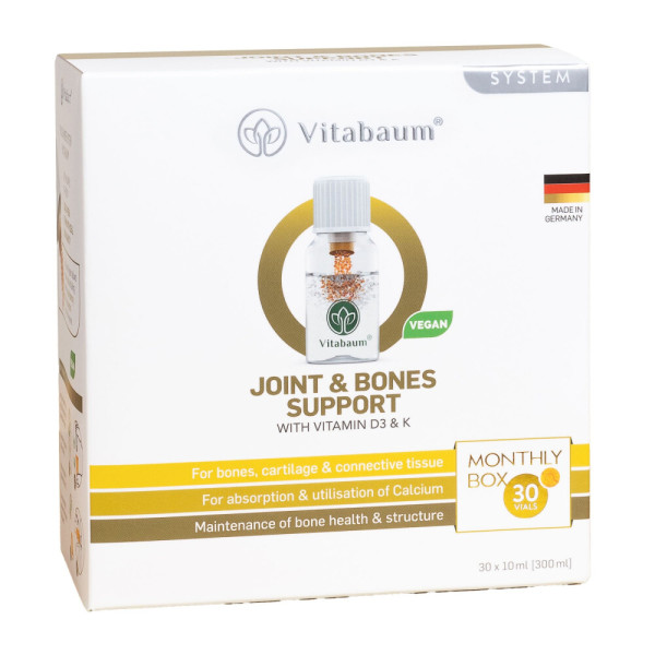 독일 <b>비타바움</b> Joint Bones 조인트 서포트 <b>비타민D3</b>+K 10ml 앰플 30개입
