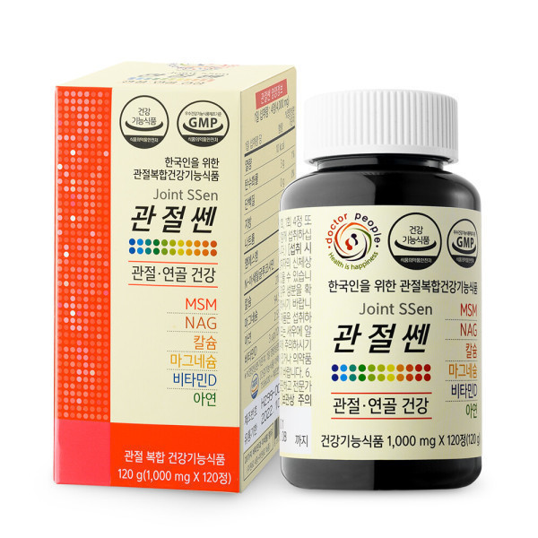 <b>닥터피플</b> 관절쎈 1병 MSM NAG 칼슘 <b>마그네슘</b> 비타민D 아연 / 소비기한 임박제품 25.10.20