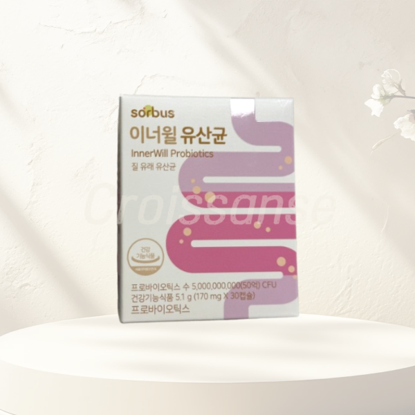 <b>소버스</b> <b>소버스</b> 이너윌 <b>질</b> 유래 <b>유산균</b> 프로바이오틱스 1박스 (30캡슐)