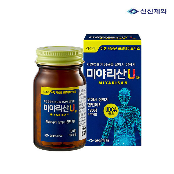 <b>신신제약</b> <b>신신제약</b> 미야리산U 낙산균 프로바이오틱스 180정 1개월분