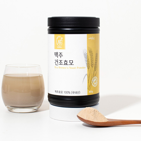 <b>두손애약초</b> 건조<b>맥주효모</b>분말 450g 풍성하게 채우는 건강