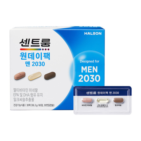 센트룸 원데이팩 맨<b>2030</b> (30팩) 96.3g