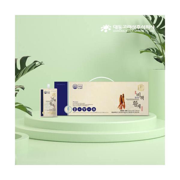 아빠 노인 남자의 기력회복 면역력 향상에 도움 선물세트 <b>홍삼진비책황제120ml</b> x20포