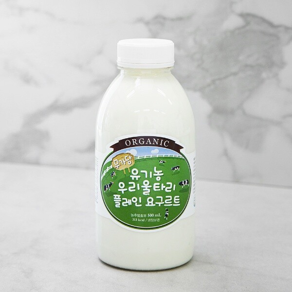 유기가공식품인증 우리울타리 플레인 요구르트 무가당