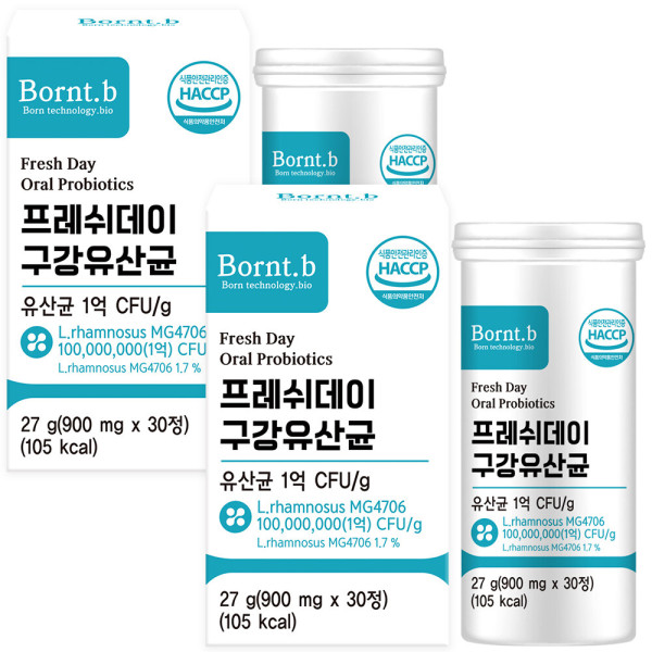 <b>본트비</b> 프레쉬데이 구강유산균 프로바이오틱스 2박스