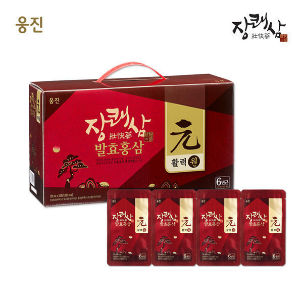 웅진 장쾌삼 활력원 파우치 100ml 24포 2세트