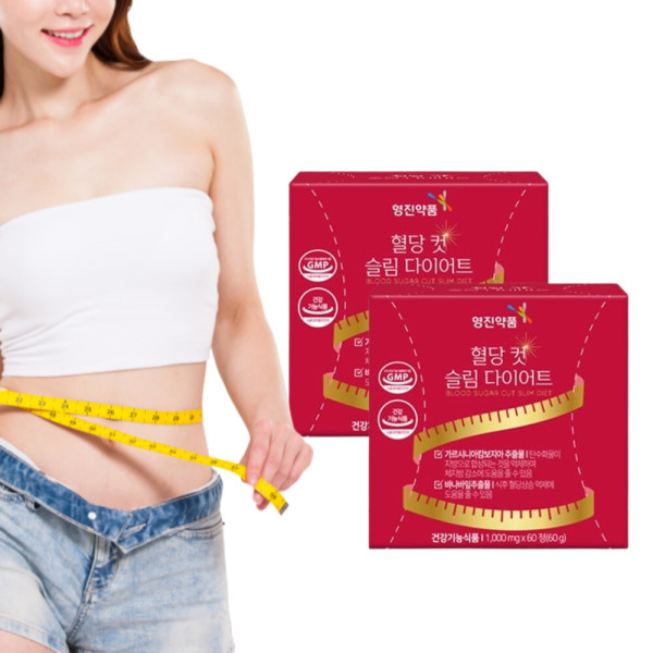 친정아빠 효과좋은 <b>식단관리</b>다이어트 식전혈당<b>관리</b> 과체중 혈당컷다이어트60정x2