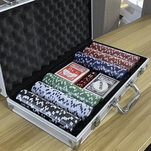 카지노칩 세트 국제규격 숫자칩 세븐카드 포커칩 300p