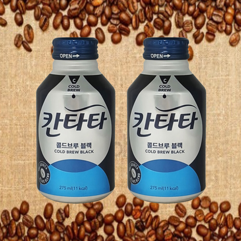 칸타타 콜드브루블랙 캔커피 커피음료