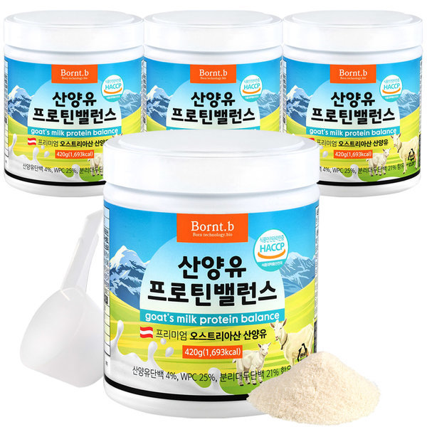 <b>본트비</b> <b>본트비</b> 산양유 <b>단백질</b> 분말 유청 <b>단백질</b>쉐이크 4통