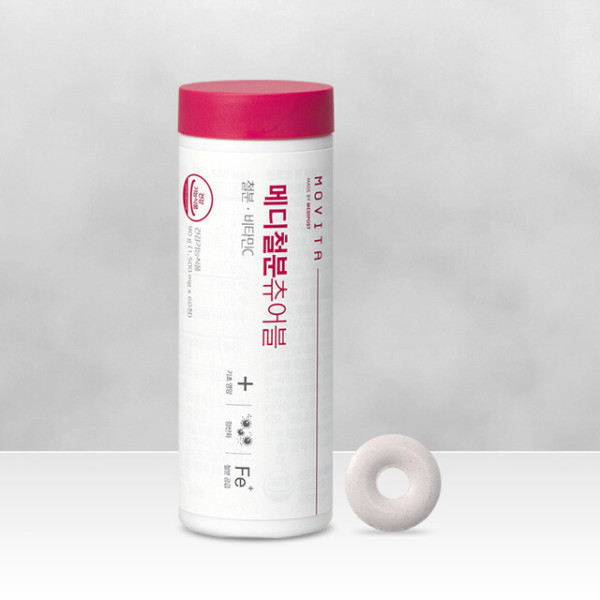모비타 메디철분츄어블 임산부 수유부 철분제 60정 3박스