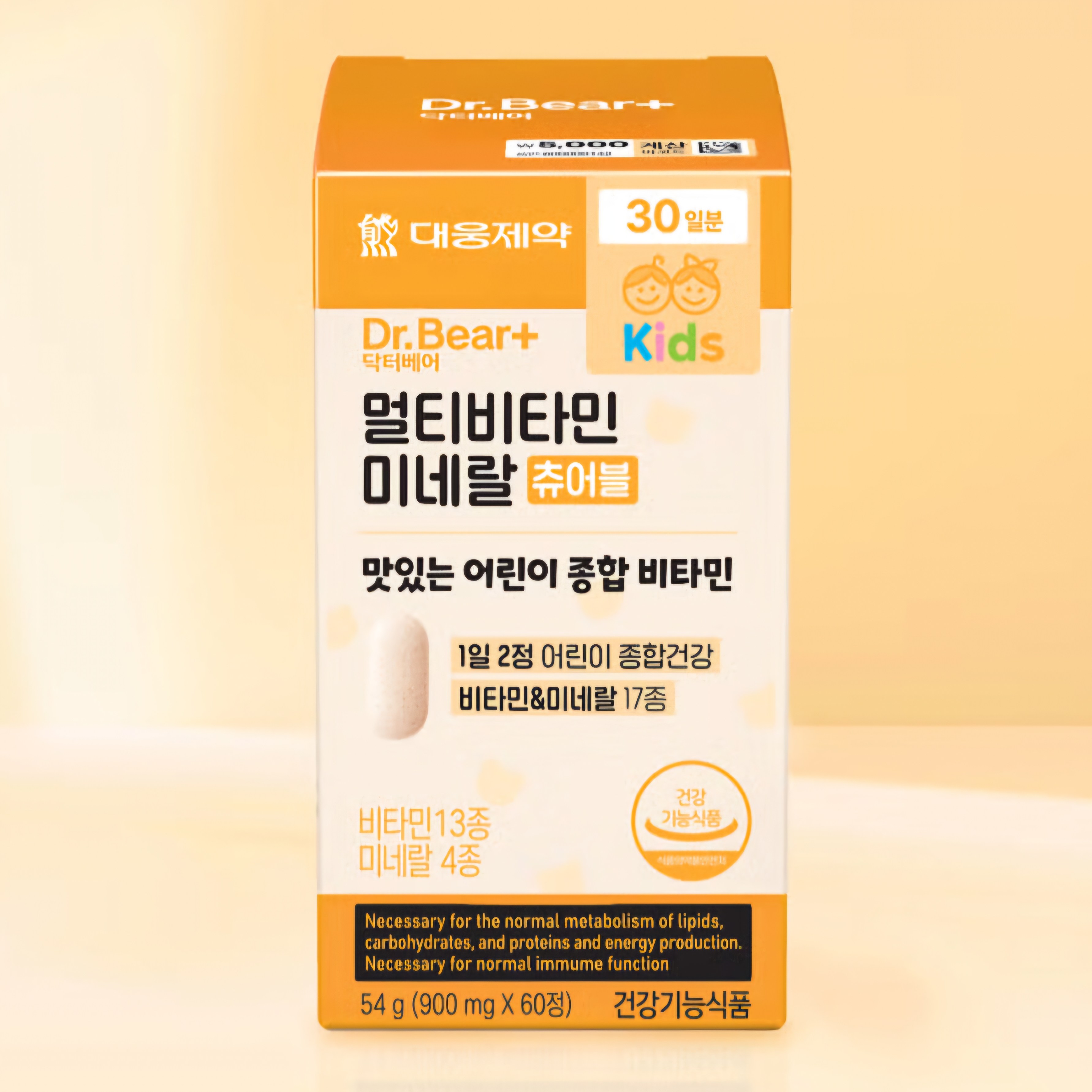 <b>대웅제약</b> 멀티비타민 <b>미네랄</b> 츄어블 60정 30일분  1개