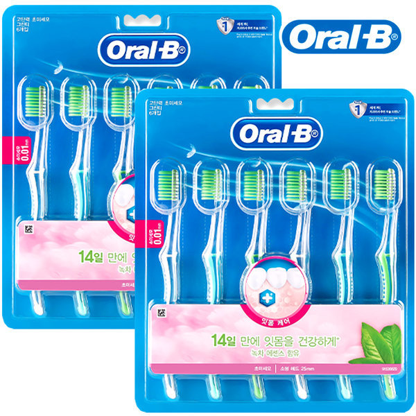 오랄비 성인 초미세모 그린티 12입 11,960원