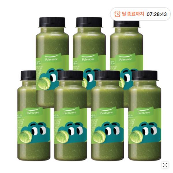 <b>풀무원</b> 탑티어 <b>헬스</b> 습관 생즙 신선 아침 프레시업 양배추천해 (190mlx7개) 마시는 채소 과일 야채 비타민