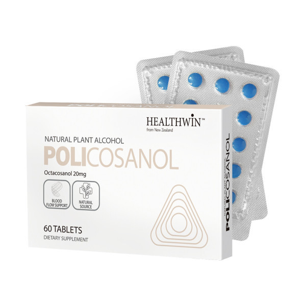 <b>헬스윈</b> <b>헬스윈</b> 폴리코사놀 33.4mg 60정 나쁜 콜레스테롤로 부터 <b>혈관</b>건강 지킴이