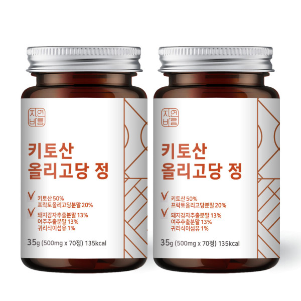자연바름 자연바름 <b>키토산 올리고당</b> 500mg x 70정 2개