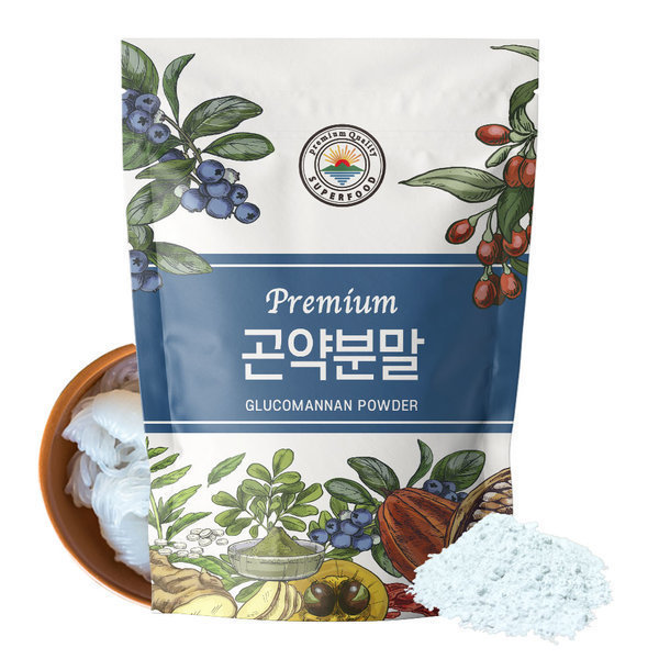 곤약 가루 100% <b>글루코만난</b> 300g
