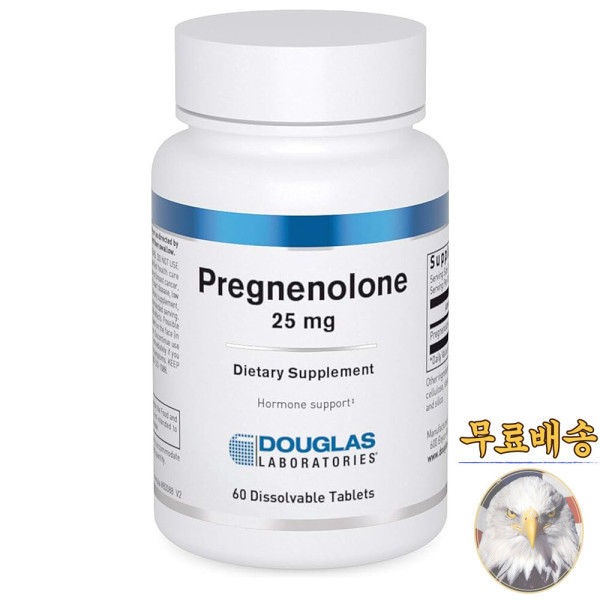 Douglas 프레그네놀론 25mg 60정 <b>더글라스랩스</b> Pregnenolone