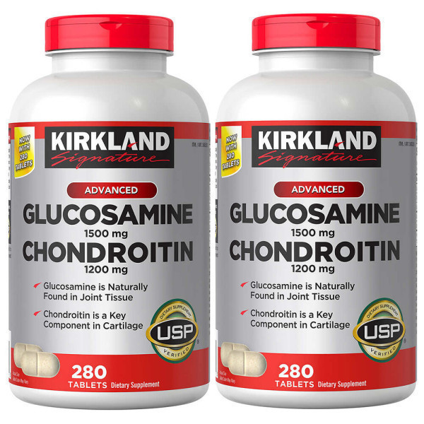 커클랜드 Kirkland 커클랜드 <b>글루코사민 콘드로이친</b> 1+1 총560정 대용량