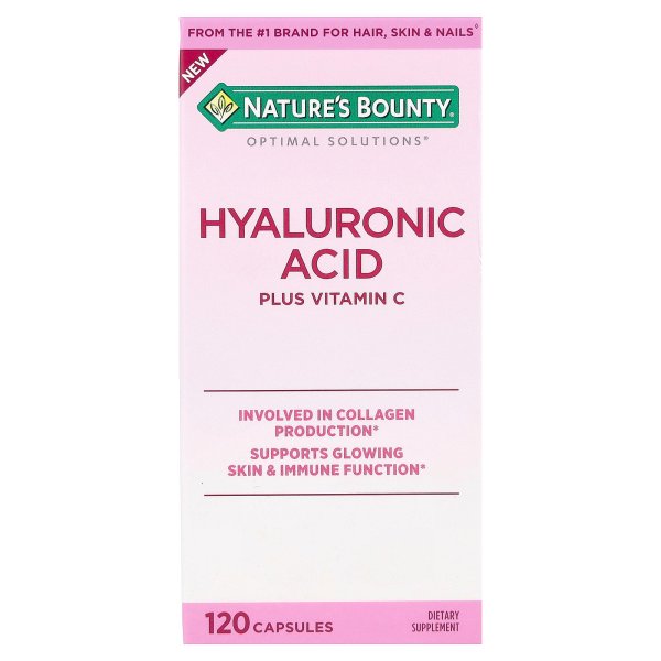 <b>Natures Bounty 히알루론산</b> 비타민C 캡슐 120정