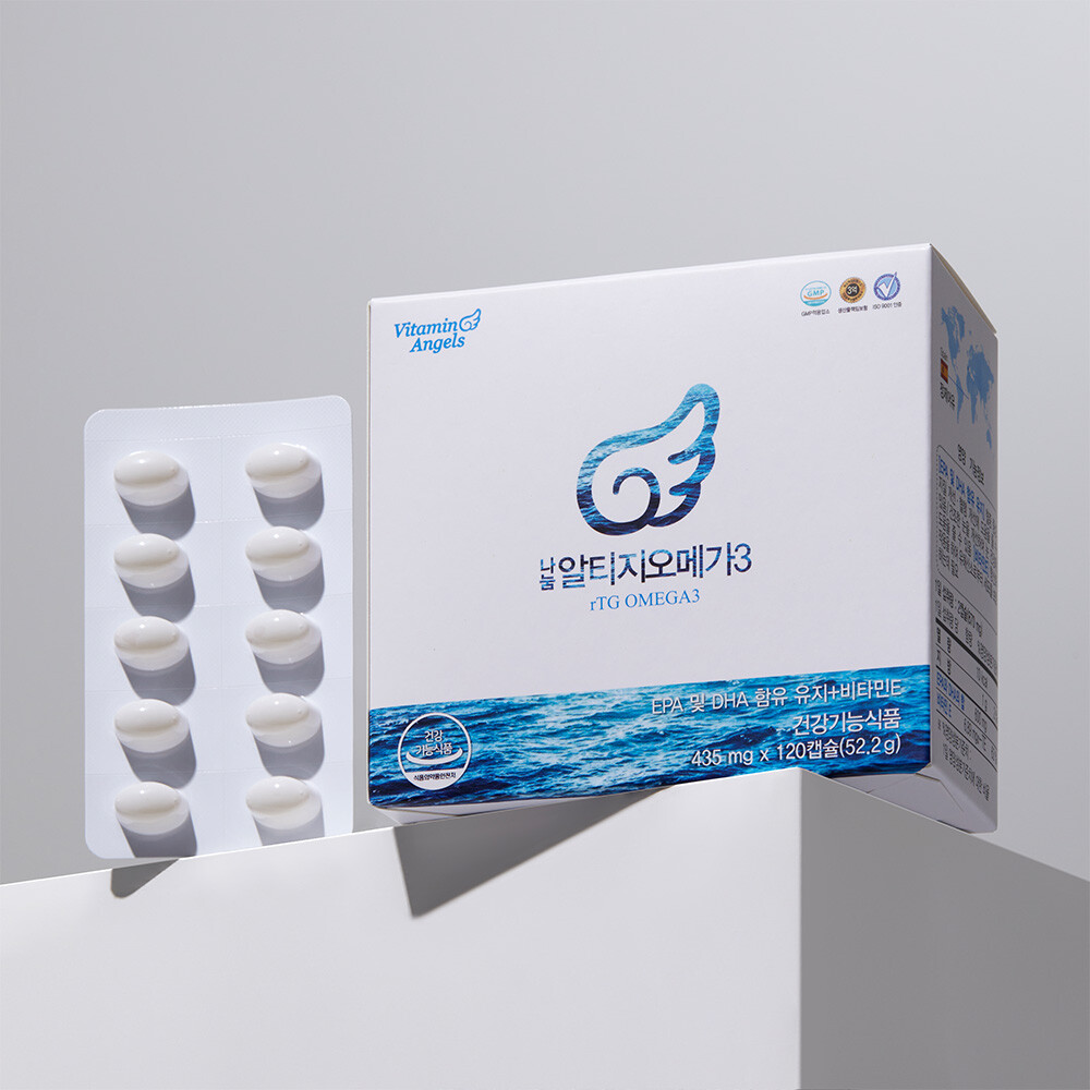 <b>비타민엔젤스</b> <b>비타민엔젤스</b> rTG(알티지) <b>오메가3</b> (2개월분 120캡슐)