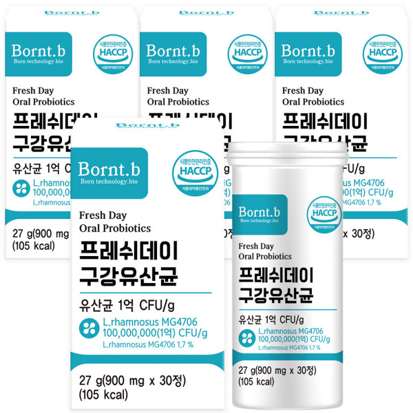 <b>본트비</b> 프레쉬데이 구강유산균 프로바이오틱스 4박스