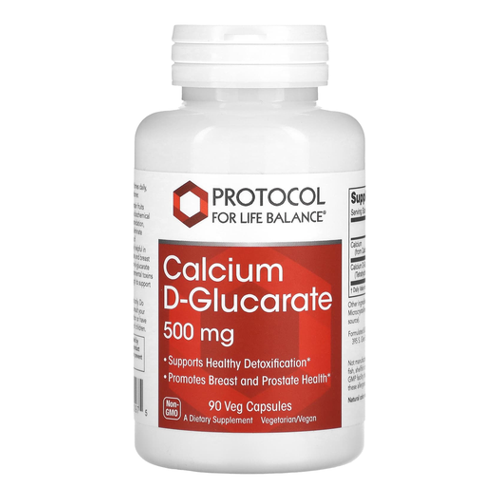 <b>프로토콜 포 라이프 발란스</b> PROTOCOL FOR LIFE BALANCE <b>칼슘</b> d - 글루카레이트 500mg 베지 캡슐 90정  1개