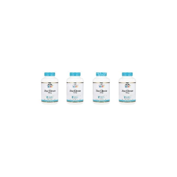 4개 21세기 센트리 <b>아연</b> <b>아연</b>보충제 미네랄보충제 징크영양제 Zinc 50mg 360정