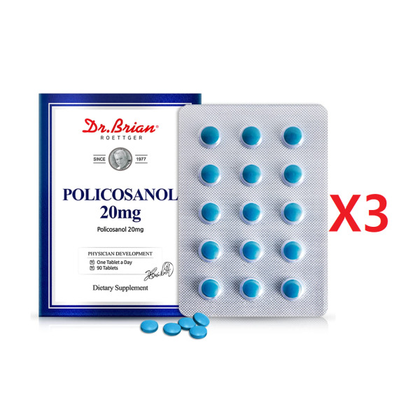 닥터브라이언 닥터브라이언 폴리코사놀 사탕수수추출물 20mg 90정 3개