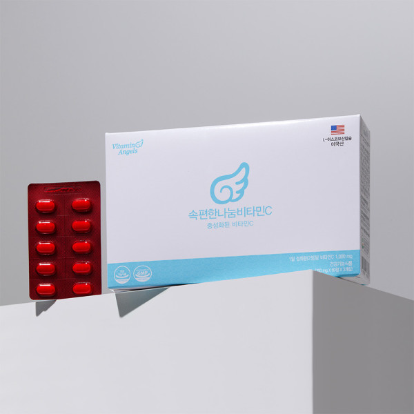 <b>비타민엔젤스</b> <b>비타민엔젤스</b> 속 편한 중성<b>비타민C</b> (3개월분 180정)