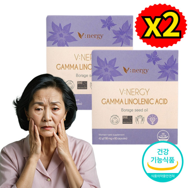 갱년기에좋은 pms영양제 에스트로겐영양제 gamma linolenicacid60캡슐x2