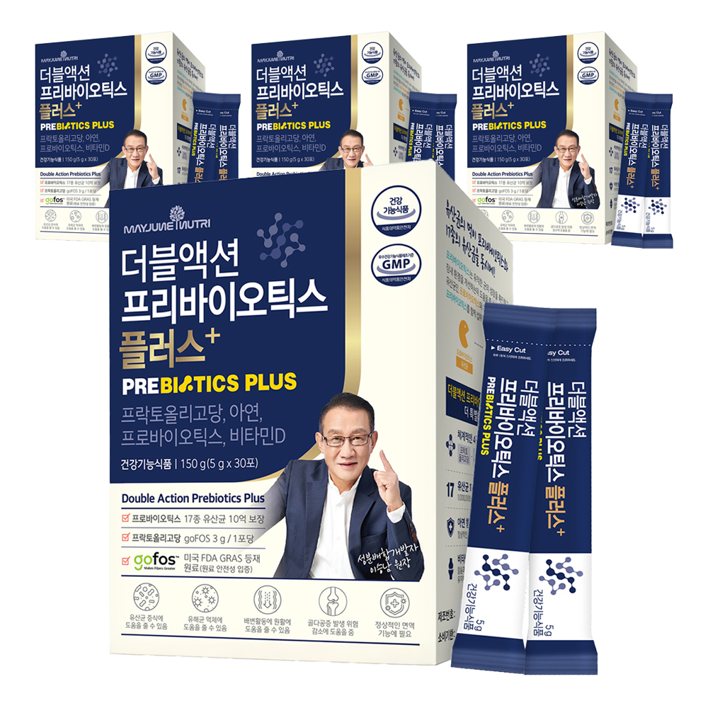 <b>메이준뉴트리 더블액션 프리바이오틱스 플러스</b>  150g  4개
