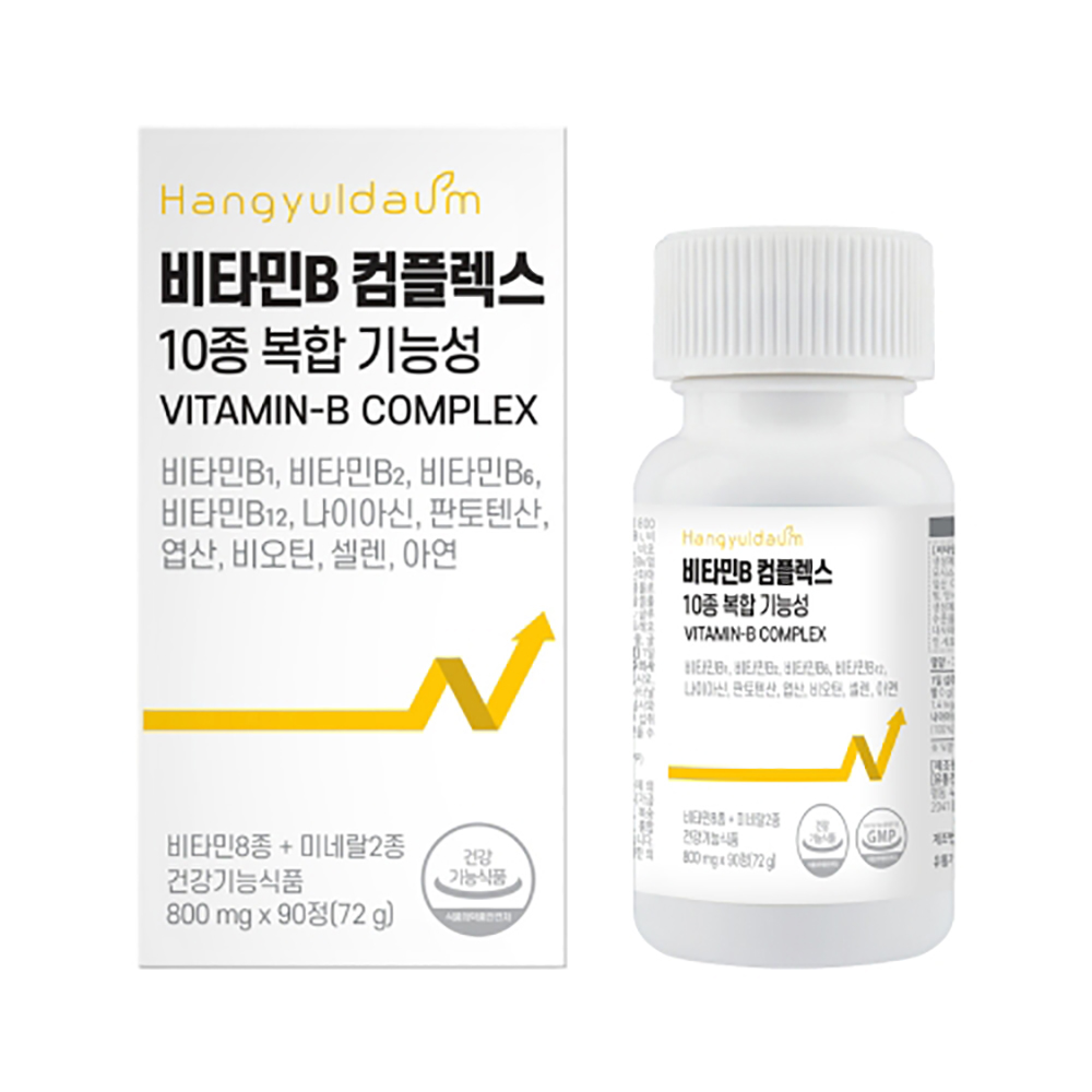 비타민B 컴플렉스 10종 복합기능성 800mg x 90정, 1개