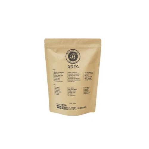 블랙빈스 인도네시아 <b>발리</b> 원두커피 핸드드립, 500g, 1개