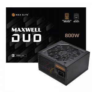 맥스엘리트 MAXWELL DUO 800W 80PLUS브론즈 PCIE5 플랫
